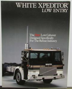 1986 White Xpeditior Low Entry Features Sales brochure Original