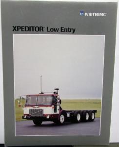 1988 White GMC Truck Xpeditor Low Entry Specs Features Sales Brochure Orig