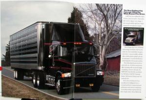 1991 White GMC Conventional Integral Sleeper Tractor Sales Brochure Original