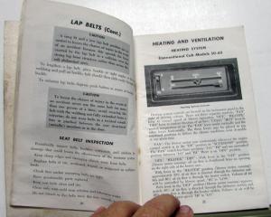 1973 GMC HD Truck Owners Drivers Manual Gasoline 5000-8500 Models No Bus