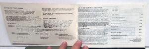 1972 Ford HD Truck Owners Operators Manual 800-900 8000-9000 Models Orig