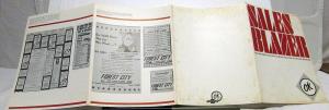 1967 Chevrolet Dealer February Sales Blazer Used Car Truck Ad Folder Impala