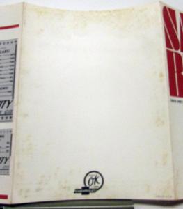 1967 Chevrolet Dealer February Sales Blazer Used Car Truck Ad Folder Impala