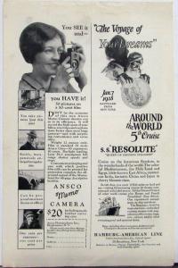 1926 Willys Knight 70 Six Magazine AD Original Page