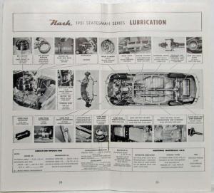 1951 Nash Statesman Owners Manual