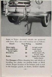 1952 Nash Rambler Owners Manual