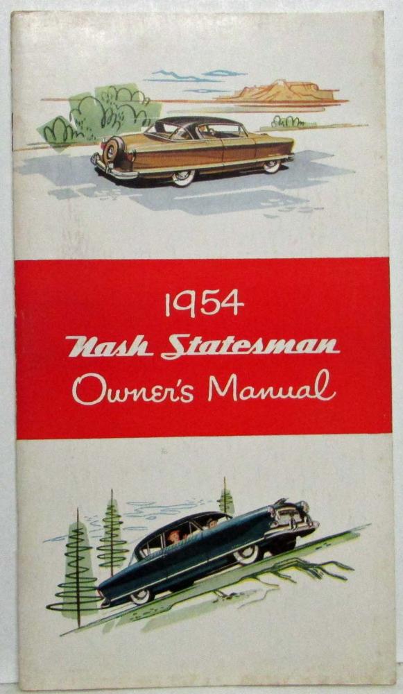 1954 Nash Statesman Owners Manual