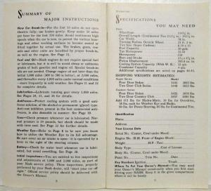1954 Nash Statesman Owners Manual