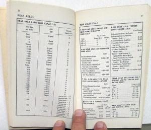 1960 Ford Service Specifications Pass Car Thunderbird Falcon F Series Trucks