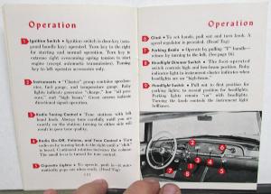 1957 AMC Rambler 6 & 8 Owners Manual Care & Operation - Red/White Cover