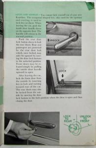 1961 AMC Rambler Classic 6 Ambassador V-8 Owners Manual Care & Operation