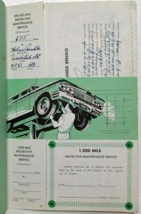 1961 AMC Rambler Classic 6 Ambassador V-8 Owners Manual Care & Operation