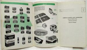 1961 AMC Rambler Classic 6 Ambassador V-8 Owners Manual Care & Operation