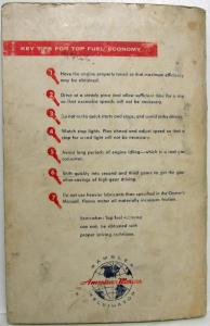 1961 AMC Rambler Classic 6 Ambassador V-8 Owners Manual Care & Operation