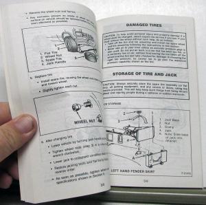 1988 GMC Truck R&V Models Owners Manual Jimmy Suburban V Series Care & Op