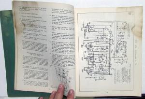 1961 Chevrolet Dealer Radio Service Shop Manual Repair Corvette Corvair Truck