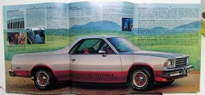 1979 Chevrolet El Camino Features Options Sales Brochure Original