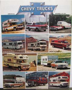 1979 Chevrolet Recreation and Trailering Guide Passover  Passenger Brochure Orig