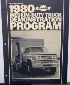 1980 Chevrolet Medium Duty Truck Demonstration Features Sales Folder Original