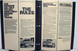 1980 Chevrolet Medium Duty Truck Demonstration Features Sales Folder Original
