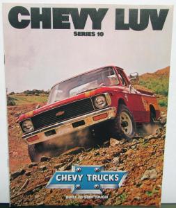 1980 Chevrolet LUV Series 10 Pickup Truck Sales Brochure Original