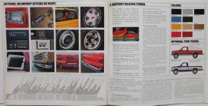 1982 Chevrolet S 10 Tahoe Durango Sport Sales Brochure original