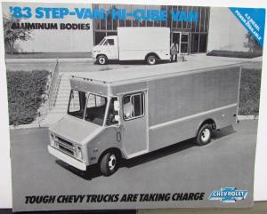 1983 Chevrolet Trucks Step Van HI-Cube Van Sales Brochure Original