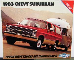 1983 Chevrolet Suburban Sales Brochure Original