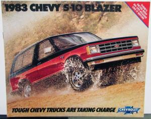 1983 Chevrolet S 10 Blazer Sales Brochure Original