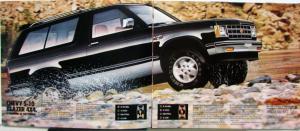 1983 Chevrolet S 10 Blazer Sales Brochure Original
