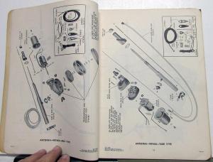 1942-1963 Chevrolet Dealer Radio Parts Catalog Book Antenna Speakers Repair