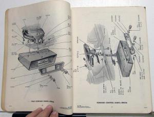 1942-1963 Chevrolet Dealer Radio Parts Catalog Book Antenna Speakers Repair