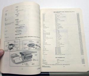1942-1962 Chevrolet Dealer Radio Parts Catalog Book Antenna Speakers Repair