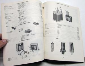 1940-1956 Chevrolet Dealer Radio Parts Catalog Book Antenna Speakers Repair