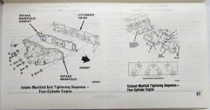 1982 AMC Service Specifications - Concord Spirit Eagle