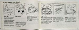 1984 AMC Renault Encore Owners Manual Care & Operation