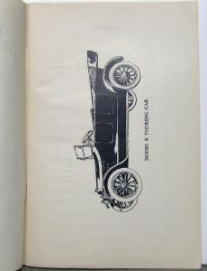 1916 Regal Motor Car Co Dealer Parts Price List Book Models E & ER Original