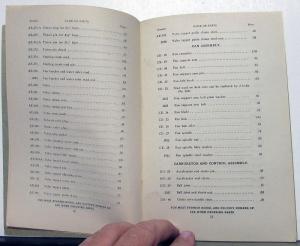 1916 Regal Motor Car Co Dealer Parts Price List Book Models E & ER Original