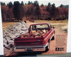 1983 Chevrolet Full Size Pickups Features Specifications Sales Brochure