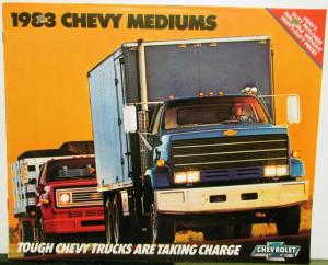 1983 Chevrolet Mediums Trucks Features Specifications Sales Brochure Original