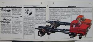 1983 Chevrolet Mediums Trucks Features Specifications Sales Brochure Original