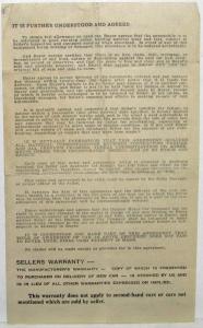 1932 Essex Super 6 Memorandum of Agreement - Coach - Wood Wheels & 2 Tail Lights