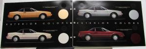 1987 Cadillac Allante Introduction Dealer Album Sales Reference Options Features