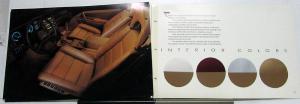 1987 Cadillac Allante Introduction Dealer Album Sales Reference Options Features