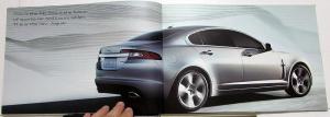 2009 Jaguar XF Dealer Prestige Sales Brochure Features Options Specs