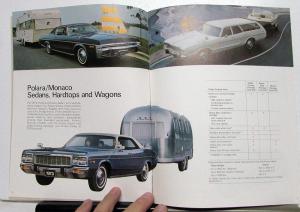 1973 Dodge Car & Truck Trailer Towing Dealer Brochure Charger Dart Pickup Van
