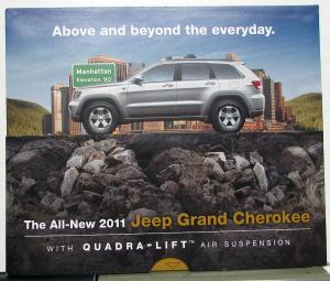 2011 Jeep Grand Cherokee Dealer Sales Brochure Quadra-Lift Air Suspension