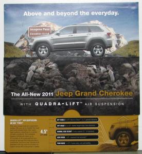 2011 Jeep Grand Cherokee Dealer Sales Brochure Quadra-Lift Air Suspension