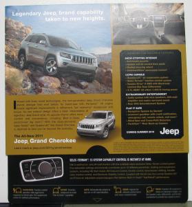 2011 Jeep Grand Cherokee Dealer Sales Brochure Quadra-Lift Air Suspension
