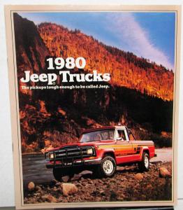 1980 Jeep Pickup Truck Honcho Custom Laredo Specs Features Options Sale Brochure